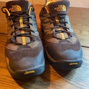 The North Face Men's Storm WP Hiking Shoes Brown Outdoor Vibram MENS Size 14
